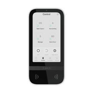 Tastatura KeyPad TouchScreen, alb - AJAX