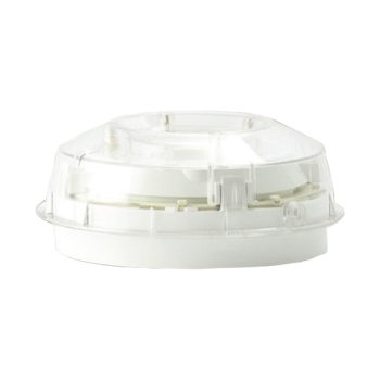 Flash inteligent, montaj pe perete, carcasa de culoare Pure White, lentila transparenta cu LED-uri rosii, cu izolator - Honeywell Flash inteligent, montaj pe perete, carcasa de culoare Pure White, lentila transparenta cu LED-uri rosii, cu izolator - Honeywell