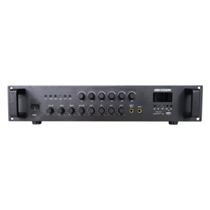 Amplificator Analog, 240W, 6 zone, 2xAUX, EMC IN, 2xMic, Bluetooth, USB, SD Card, MP3 - HIKVISION