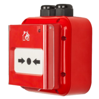Buton adresabil de alarmare incendiu, de exterior, IP67, cu izolator  - TELETEK