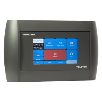 Repetor cu display TFT 7`` touch screen pentru centrale IRIS/SIMPO - Teletek Repetor cu display TFT 7`` touch screen pentru centrale IRIS/SIMPO - Teletek