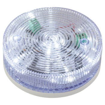 Sirena conventionala de interior alba cu flash, 92/100 db, 2 tonuri evacuare/alarma - TELETEK Sirena conventionala de interior alba cu flash, 92/100 db, 2 tonuri evacuare/alarma - TELETEK