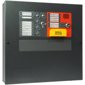 Centrala de stingere a incendiului, 2/1 zone, LCD, EN54 - TELETEK