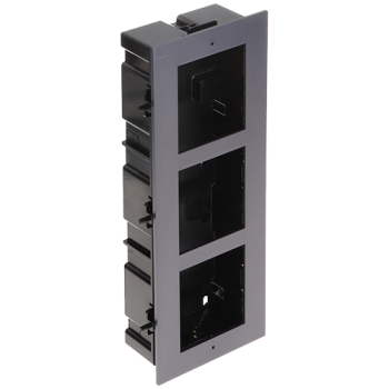Rama montaj ingropat, 3 module, pentru Interfon modular - HIKVISION Rama montaj ingropat, 3 module, pentru Interfon modular - HIKVISION