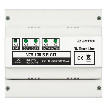 Doza derivatie video 10 iesiri pentru EXPERT, G3 - ELECTRA Doza derivatie video 10 iesiri pentru EXPERT, G3 - ELECTRA