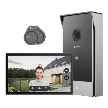 Kit video-interfon, monitor tactil 7 inch, 2 fire, camera 2MP, IR 5m, SDcard, Wi-Fi6 - EZVIZ Kit video-interfon, monitor tactil 7 inch, 2 fire, camera 2MP, IR 5m, SDcard, Wi-Fi6 - EZVIZ