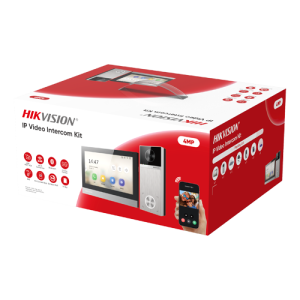 Kit videointerfon IP, 4MP, IR 3m, Wi-Fi 6, 2.4Ghz, IP65 - HIKVISION