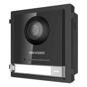 Modul Master pentru Interfonie modulara echipat cu camera video 2MP fisheye si un buton apel  - HIKVISION