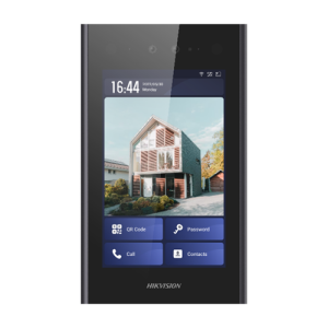 Videointerfon TCP/IP, 8`` touch screen, recunoastere faciala - HIKVISION