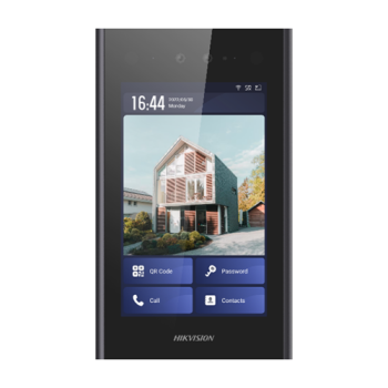 Videointerfon TCP/IP, 8`` touch screen, recunoastere faciala - HIKVISION Videointerfon TCP/IP, 8`` touch screen, recunoastere faciala - HIKVISION