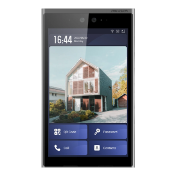 Videointerfon TCP/IP, 10.1`` touch screen, recunoastere faciala, IK07 - HIKVISION Videointerfon TCP/IP, 10.1`` touch screen, recunoastere faciala, IK07 - HIKVISION