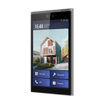 Videointerfon TCP/IP, 10.1`` touch screen, 2x2MP, Wi-Fi, Recunoastere Faciala, Card, Alarma - HIKVISION Videointerfon TCP/IP, 10.1`` touch screen, 2x2MP, Wi-Fi, Recunoastere Faciala, Card, Alarma - HIKVISION