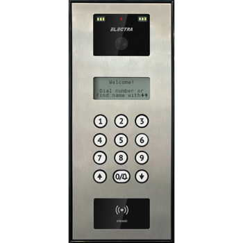 Panou exterior audio - video, semiduplex digital - ELECTRA Panou exterior audio - video, semiduplex digital - ELECTRA