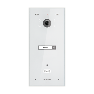 Panou exterior video Home pentru 1 Familie - SMART, G3, montaj ingropat, ALB - ELECTRA