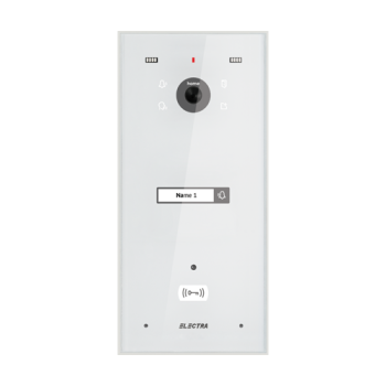 Panou exterior video Home pentru 1 Familie - SMART, G3, montaj ingropat, ALB - ELECTRA