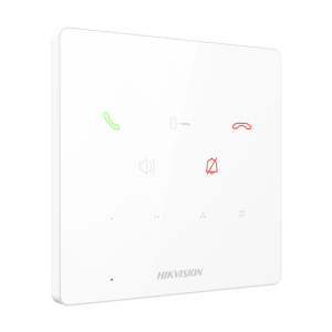 Post interior interfon TCP/IP, 9 butoane, PoE, Alarma IN, ALB - HIKVISION
