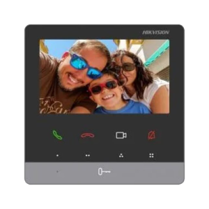 Monitor videointerfon TCP/IP, TFT LCD 4.3 inch 9 butoane, PoE - HIKVISION