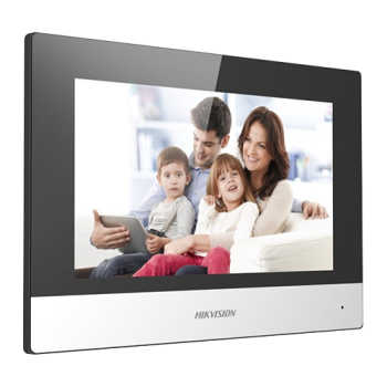 Monitor videointerfon TCP/IP Wireless, Touch Screen TFT LCD 7inch, NEGRU - HIKVISION Monitor videointerfon TCP/IP Wireless, Touch Screen TFT LCD 7inch, NEGRU - HIKVISION