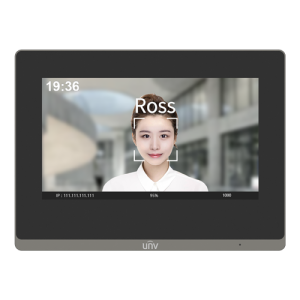 Monitor videointerfon TCP/IP, LCD TFT Touch Screeen 7 inch, PoE, WiFi - UNV