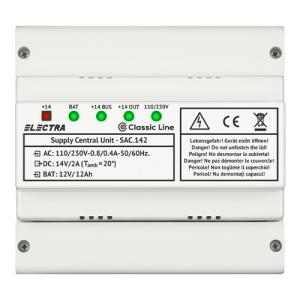 Sursa de alimentare in comutatie cu back-up SAC 142 - ELECTRA