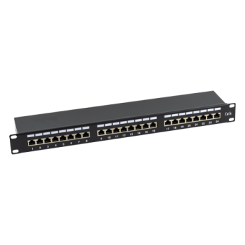 Patch Panel 1U, FTP cat5e, 24 porturi RJ45 - ASYTECH Networking
