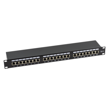 Patch Panel 1U, FTP cat6, 24 porturi RJ45 - ASYTECH Networking