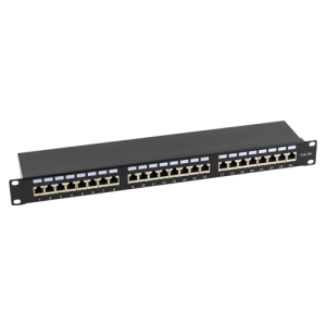 Patch Panel 1U, FTP cat6A, 24 porturi RJ45 - ASYTECH Networking