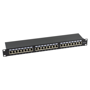 Patch Panel 1U, FTP cat6A, 24 porturi RJ45 - ASYTECH Networking Patch Panel 1U, FTP cat6A, 24 porturi RJ45 - ASYTECH Networking