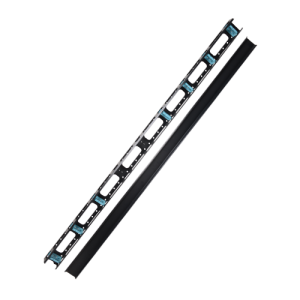 Organizator vertical cabluri, metalic, 47U - ASYTECH Networking