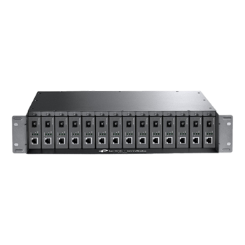 Suport rackabil pentru convertoare media TP-Link TL-FC1420, 14 sloturi - TP-Link Suport rackabil pentru convertoare media TP-Link TL-FC1420, 14 sloturi - TP-Link
