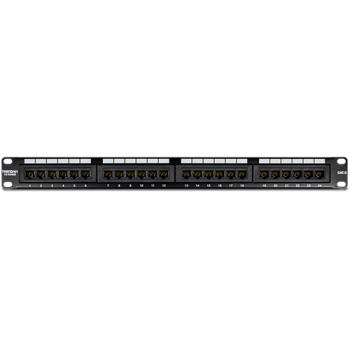 Patch Panel 24 porturi RJ45 UTP, Cat6 - TRENDnet Patch Panel 24 porturi RJ45 UTP, Cat6 - TRENDnet