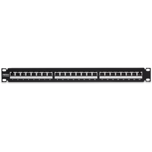 Patch Panel 24 porturi RJ45, Cat6a, Ecranat, 1U - TRENDnet
