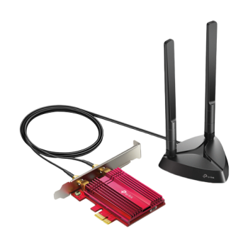 Adaptor PCI-E Bluetooth 5.2, Wi-Fi 6, AX3000 Dual-Band, 2 x Antene High-Gain - TP-Link Adaptor PCI-E Bluetooth 5.2, Wi-Fi 6, AX3000 Dual-Band, 2 x Antene High-Gain - TP-Link