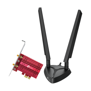 Adaptor PCI-E Bluetooth 5.3, Wi-Fi 6E, AXE5400 Tri-Band, 2 x Antene High-Gain - TP-Link