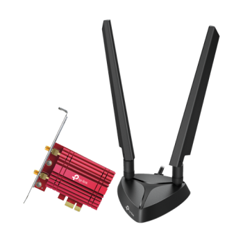 Adaptor PCI-E Bluetooth 5.3, Wi-Fi 6E, AXE5400 Tri-Band, 2 x Antene High-Gain - TP-Link Adaptor PCI-E Bluetooth 5.3, Wi-Fi 6E, AXE5400 Tri-Band, 2 x Antene High-Gain - TP-Link