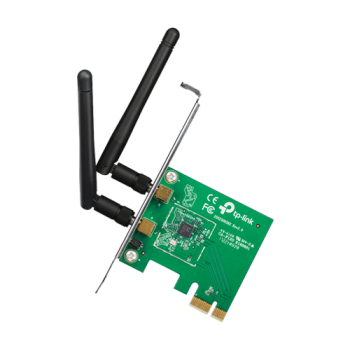 Placa de retea Wi-Fi 4, 2.4 Ghz, 300Mbps, 2dBi, PCI Express - TP-LINK Placa de retea Wi-Fi 4, 2.4 Ghz, 300Mbps, 2dBi, PCI Express - TP-LINK
