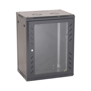 Rack perete 15U 19`` 600x450, capacitate incarcare 80 Kg, negru - ASYTECH Networking