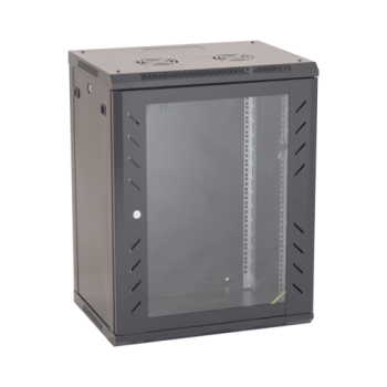 Rack perete 15U 19`` 600x450, capacitate incarcare 80 Kg, negru - ASYTECH Networking