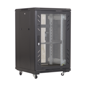 Rack podea 22U 19'' 600x800, capacitate incarcare 500 Kg, negru - ASYTECH Networking