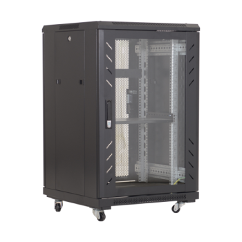 Rack podea 27U 19`` 600x600, capacitate incarcare 500 Kg, negru - ASYTECH Networking