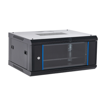 Rack perete 4U 19'' 600x450, capacitate incarcare 60 Kg, negru - ASYTECH Networking