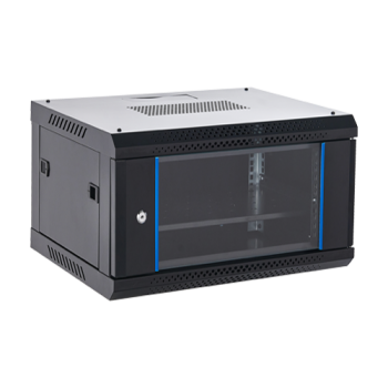 Rack perete 6U 19`` 600x450, capacitate incarcare 60 Kg, negru - ASYTECH Networking