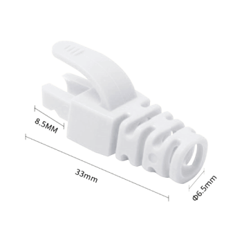 Manson protectie mufa RJ45, alb (100buc) Manson protectie mufa RJ45, alb (100buc)