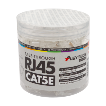 Mufa RJ-45 UTP Cat.5e EZ Passthrough (100 buc)