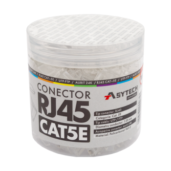 Mufa RJ-45 UTP Cat.5e (100 buc) Mufa RJ-45 UTP Cat.5e (100 buc)