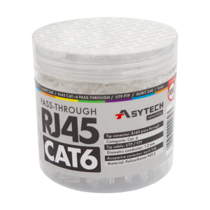 Mufa RJ-45 UTP Cat.6 EZ Passthrough (100 buc)