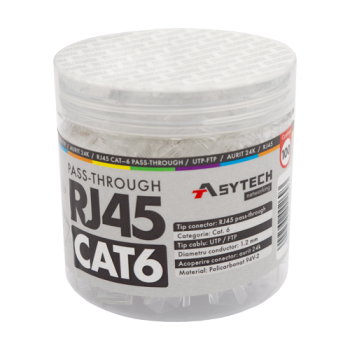 Mufa RJ-45 UTP Cat.6 EZ Passthrough (100 buc)