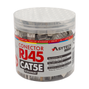Mufa RJ-45 FTP Cat.5e, ecranata, 50? (100 buc)