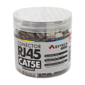 Mufa RJ-45 FTP Cat.5e, ecranata (100 buc)