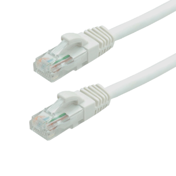 Patch cord Gigabit UTP cat6, LSZH, 0.50m, alb - ASYTECH Networking